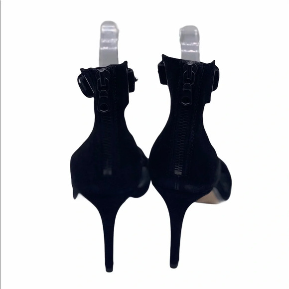 RAG & BONE NIB Black Tamira Studded Suede Heels (Damaged Box) - Picture 7 of 16